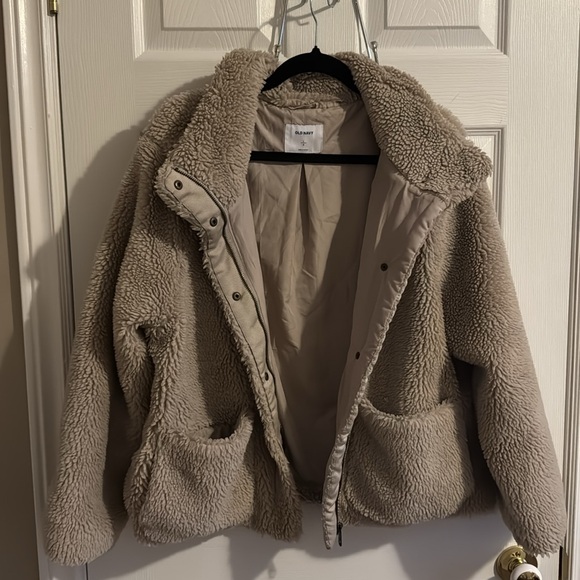 Cozy Lined Teddy bear Sherpa jacket - Picture 3 of 3